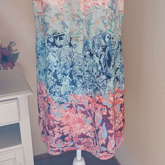 H & M Colorful Shift. Coastal Grandma,  Beachy, Cruising - Picture 3 of 12